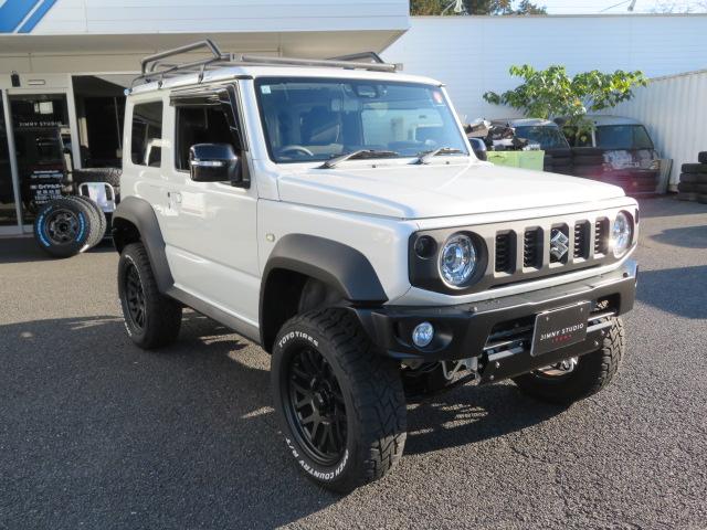 ジムニーシエラ ＪＣ　３型　モトレージ３インチアップキットビルシュタイン　ショウワガレージＡＢＳフロントバンパー／リアバンパー　サクソン左出しマフラー　オープンカントリーＲＴ２２５／６０Ｒ１８　ＲＡＹＳ　Ａ．ＬＡＰ－０７Ｘ（21枚目）