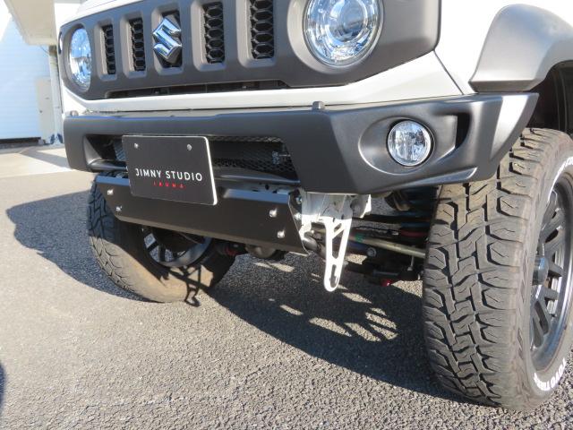 ジムニーシエラ ＪＣ　３型　モトレージ３インチアップキットビルシュタイン　ショウワガレージＡＢＳフロントバンパー／リアバンパー　サクソン左出しマフラー　オープンカントリーＲＴ２２５／６０Ｒ１８　ＲＡＹＳ　Ａ．ＬＡＰ－０７Ｘ（29枚目）