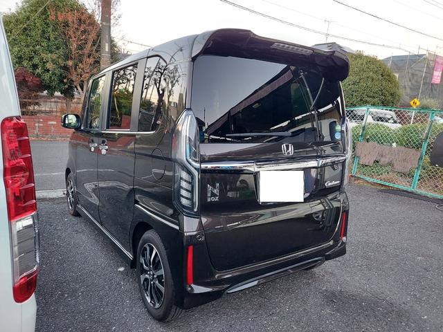 N-BOXカスタム G・Lホンダセンシング ギャザズナビ・テレビ・リヤカメラ・前後ドライブレコーダー・両側パワースライドドア・ビルトインETC・スマートキーLEDヘッドライト(4枚目)