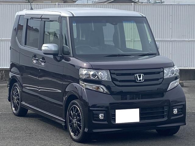 N-BOXカスタム 2トーンカラースタイル G・ターボLパッケージ 後期モデル 4WD ナビ&地デジテレビ バックカメラ ブレーキアシスト シートヒーター クルーズコントロール パドルシフト 両側パワースライドドア 15インチアルミ Bluetooth スマートキー(2枚目)