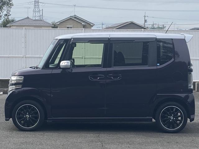 N-BOXカスタム 2トーンカラースタイル G・ターボLパッケージ 後期モデル 4WD ナビ&地デジテレビ バックカメラ ブレーキアシスト シートヒーター クルーズコントロール パドルシフト 両側パワースライドドア 15インチアルミ Bluetooth スマートキー(8枚目)