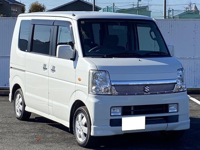 エブリイワゴン ＰＺターボ　４ＷＤ　ナビ＆テレビ　シートヒーター　左パワースライドドア　ＥＴＣ　キーレス　フォグランプ　１３インチアルミ　車検たっぷり９年１１月（2枚目）