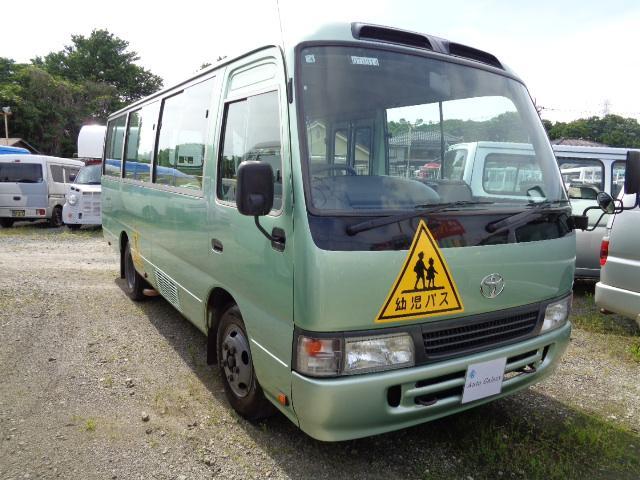 コースター 　ＸＺＢ４０　Ｎ０４Ｃ４０００ｃｃターボディーゼルエンジン　３＋３９／１．５人乗り　幼児バス　カーナビ　カセット　２ＷＤ　ＡＴ　走行距離１２６，１４７ｋｍ　時計　バックモニター　ワンセグＴＶ　クーラー（3枚目）