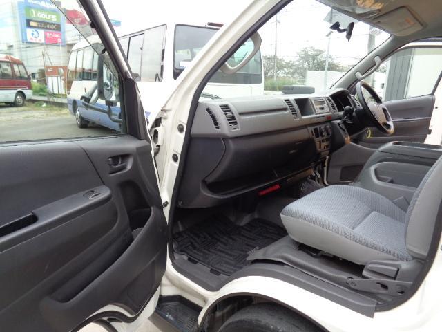 ハイエースワゴン ＤＸ　２ＷＤ　ＤＸ　２７００ｃｃ　２ＴＲノンターボエンジン　ＤＸ　総走行距離２４０，３９２ｋｍ　　　デュアルエアバッグ　社外カーテン　ＣＤ　カセット　時計　ホイールキャップ４枚　ミドルルーフ　１０人乗り（11枚目）