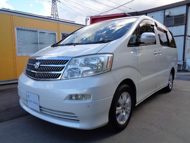 アルファードV MXトレゾアアルカンターラバージョン MXトレゾアアルカンターラバージョン 1MZ 3000ccガソリン 8人乗り 5ドア MNH10W 取説 ワンセグTV バックモニター ナビ アルミホイール 左リア自動ドア 時計 空気清浄機 ETC(2枚目)