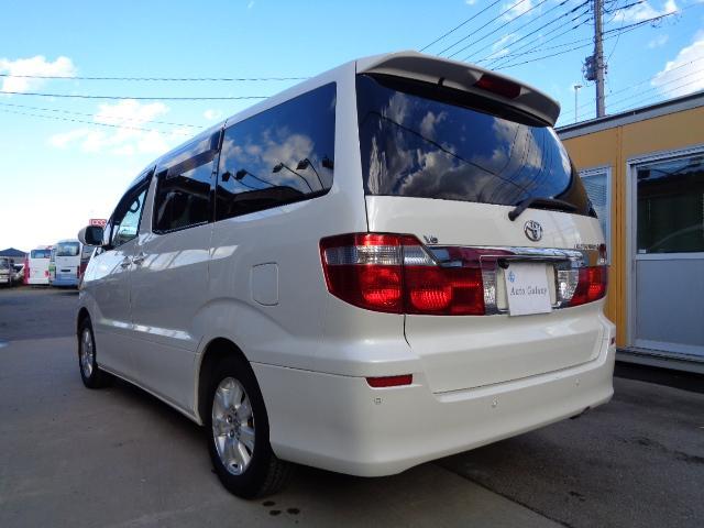 アルファードV MXトレゾアアルカンターラバージョン MXトレゾアアルカンターラバージョン 1MZ 3000ccガソリン 8人乗り 5ドア MNH10W 取説 ワンセグTV バックモニター ナビ アルミホイール 左リア自動ドア 時計 空気清浄機 ETC(5枚目)