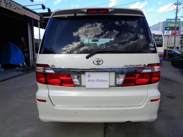 アルファードV MXトレゾアアルカンターラバージョン MXトレゾアアルカンターラバージョン 1MZ 3000ccガソリン 8人乗り 5ドア MNH10W 取説 ワンセグTV バックモニター ナビ アルミホイール 左リア自動ドア 時計 空気清浄機 ETC(9枚目)