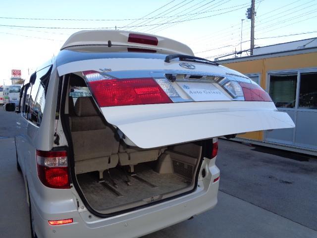 アルファードV MXトレゾアアルカンターラバージョン MXトレゾアアルカンターラバージョン 1MZ 3000ccガソリン 8人乗り 5ドア MNH10W 取説 ワンセグTV バックモニター ナビ アルミホイール 左リア自動ドア 時計 空気清浄機 ETC(10枚目)