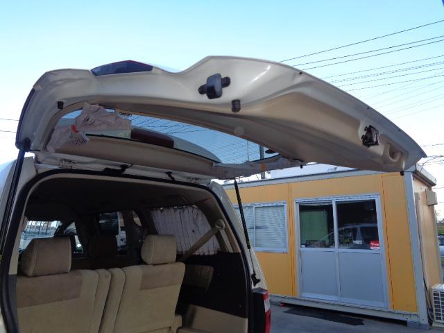 アルファードV MXトレゾアアルカンターラバージョン MXトレゾアアルカンターラバージョン 1MZ 3000ccガソリン 8人乗り 5ドア MNH10W 取説 ワンセグTV バックモニター ナビ アルミホイール 左リア自動ドア 時計 空気清浄機 ETC(18枚目)