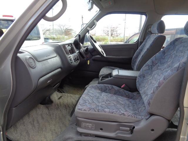 キャラバン 2400ccKA24ノンターボガソリンエンジン 10人乗り送迎車両 デュアルエアコン ABS リクライニングモケットシート カセット 時計 ホイールキャップ ハイルーフ ETC センタードアロック(51枚目)