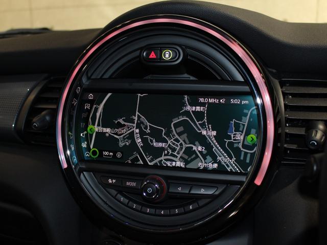 クーパーD 新車保証 禁煙車 純正HDDタッチナビ LEDヘッド バックカメラ 前後センサー インテリセーフティ コンフォートアクセス ETC 取説 記録簿 スペアキー MINIカーテシライト Bluetooth(21枚目)