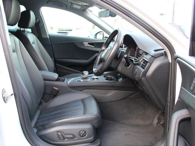 Ａ４ ２．０ＴＦＳＩクワトロ　黒革　ラグジュアリーアシスタＰＫＧ　マトＬＥＤ　バーチャルコック　全方位カメラ　サイドアシスト　純正ナビ　地デジ　シートヒーター　パワーシート（31枚目）