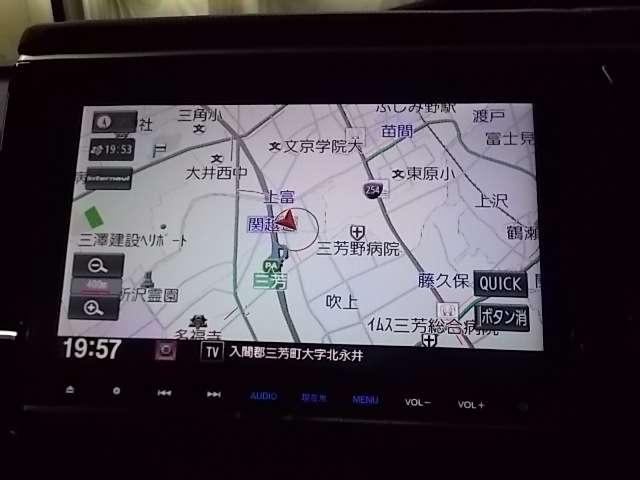 モデューロX ホンダ無料保証2年付き 純正ナビ リアカメラ スマートキー メモリーナビ LED フルセグTV ワンオーナー バックモニター ETC アルミホイール クルコン 両側電動SD 盗難防止システム(3枚目)