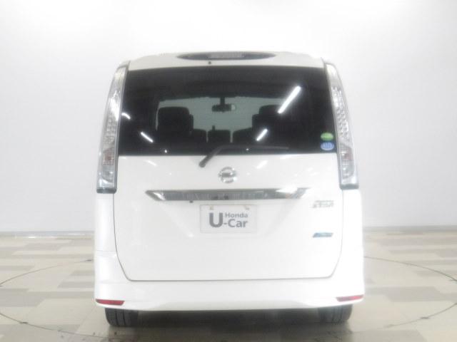 セレナ ハイウェイスターS-ハイブリッド 禁煙車 SDナビゲーション リアカメラ ETC リア左側パワースライドドア スマートキー フルセグTV CD クルーズコントロール ディスチャージヘッドライト アルミホイール VSA ワンオーナ(18枚目)