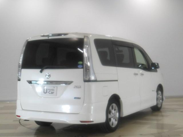 セレナ ハイウェイスターS-ハイブリッド 禁煙車 SDナビゲーション リアカメラ ETC リア左側パワースライドドア スマートキー フルセグTV CD クルーズコントロール ディスチャージヘッドライト アルミホイール VSA ワンオーナ(19枚目)