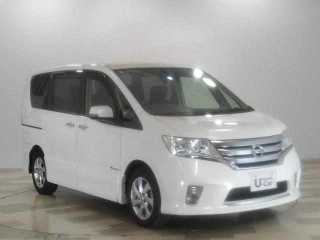 セレナ ハイウェイスターS-ハイブリッド 禁煙車 SDナビゲーション リアカメラ ETC リア左側パワースライドドア スマートキー フルセグTV CD クルーズコントロール ディスチャージヘッドライト アルミホイール VSA ワンオーナ(21枚目)