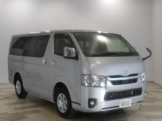 ハイエースバン ロングスーパーＧＬ　禁煙車　ナビ　前後左右カメラ　ＬＤＡ　プリクラッシュセーフティ　クリアランスソナー　オートハイビーム　スマートキー　アラウンドビューモニター　フロントカメラ　リアカメラ　ＳＲＳ　ダブルエアバッグ（20枚目）