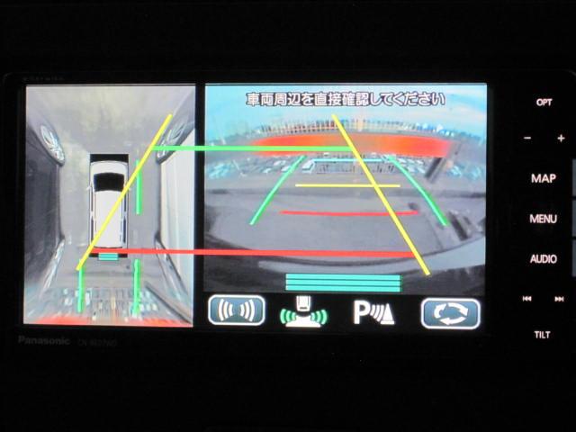 ワゴンR ハイブリッドFZ パナソニックSDナビゲーション マルチビューカメラ ETC スマートキー 運転席シートヒーター ブルートゥース音楽 ミュージックラック DVD/CD フルセグTV デュアルセンスブレーキサポート 禁煙(2枚目)