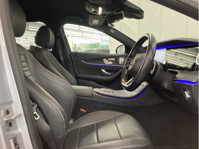 Eクラス E200 スポーツ 64色アンビエントライトシステム ブルメスターサラウンドサウンドシステム パワーシート シートヒーター 360℃カメラシステム付 LEDヘッドライト 本革シート ハイテックシルバー(10枚目)