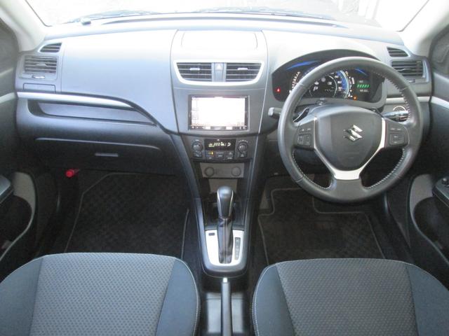 スイフト RS-DJE エネチャージ禁煙車アイドリングSTOPクルーズコントロールメモリーナビBluetoothオーデイオフルセグテレビETCプッシュスマートキーHIDヘッドライト16インチアルミエアロ車検令和9年10月(14枚目)