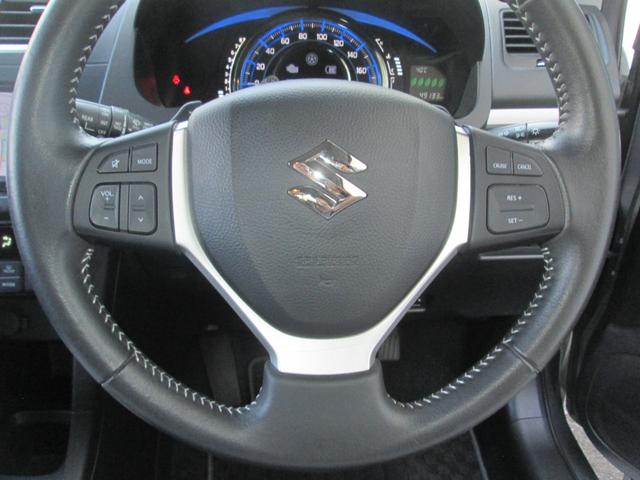 スイフト RS-DJE エネチャージ禁煙車アイドリングSTOPクルーズコントロールメモリーナビBluetoothオーデイオフルセグテレビETCプッシュスマートキーHIDヘッドライト16インチアルミエアロ車検令和9年10月(16枚目)