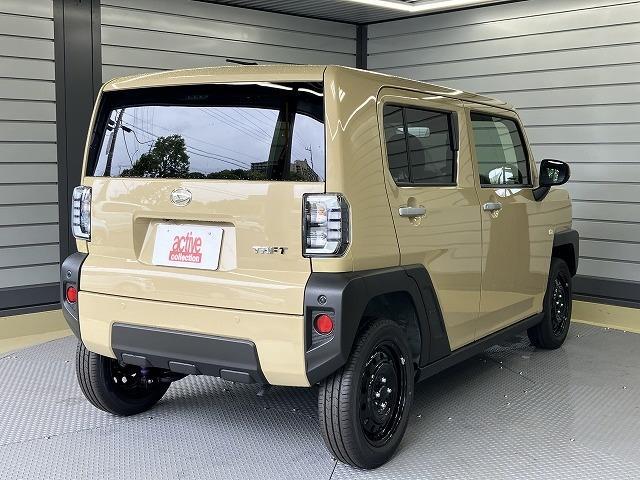 タフト Ｘ　届出済未使用車　バックカメラ　クリアランスソナー　衝突被害軽減システム　オートライト　ＬＥＤヘッドランプ　スマートキー　アイドリングストップ　電動格納ミラー　サンルーフ　ＣＶＴ　盗難防止システム（16枚目）