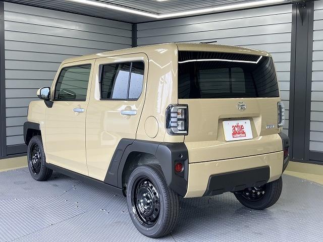 タフト Ｘ　届出済未使用車　バックカメラ　クリアランスソナー　衝突被害軽減システム　オートライト　ＬＥＤヘッドランプ　スマートキー　アイドリングストップ　電動格納ミラー　サンルーフ　ＣＶＴ　盗難防止システム（18枚目）