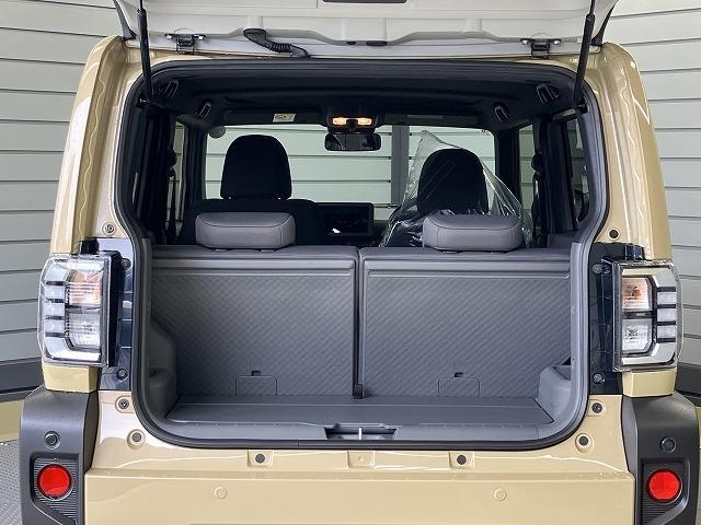 タフト Ｘ　届出済未使用車　バックカメラ　クリアランスソナー　衝突被害軽減システム　オートライト　ＬＥＤヘッドランプ　スマートキー　アイドリングストップ　電動格納ミラー　サンルーフ　ＣＶＴ　盗難防止システム（19枚目）