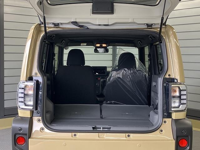 タフト Ｘ　届出済未使用車　バックカメラ　クリアランスソナー　衝突被害軽減システム　オートライト　ＬＥＤヘッドランプ　スマートキー　アイドリングストップ　電動格納ミラー　サンルーフ　ＣＶＴ　盗難防止システム（22枚目）