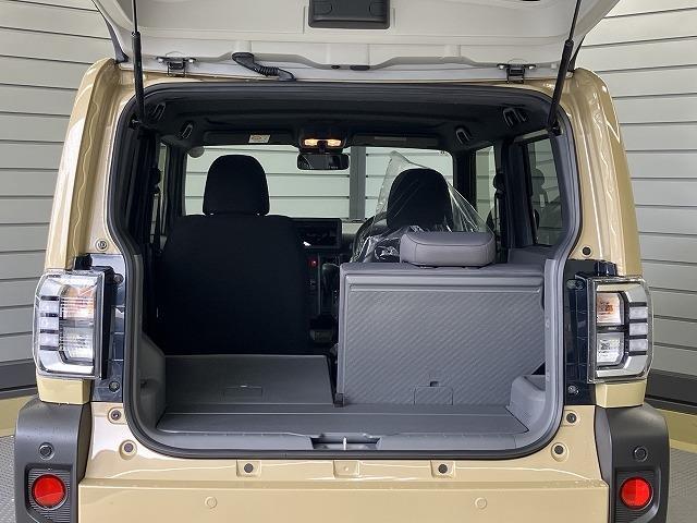 タフト Ｘ　届出済未使用車　バックカメラ　クリアランスソナー　衝突被害軽減システム　オートライト　ＬＥＤヘッドランプ　スマートキー　アイドリングストップ　電動格納ミラー　サンルーフ　ＣＶＴ　盗難防止システム（24枚目）