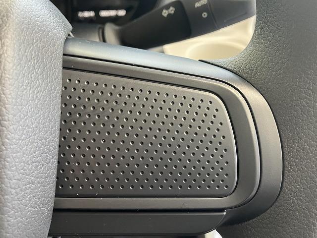 ムーヴキャンバス ストライプスＸ　届出済未使用車　両側電動スライドドア　クリアランスソナー　衝突被害軽減システム　オートライト　スマートキー　アイドリングストップ　電動格納ミラー　ベンチシート　ＣＶＴ　盗難防止システム　ＡＢＳ　ＥＳＣ（7枚目）