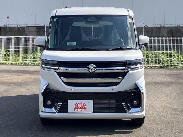 スペーシアカスタム ハイブリッドＸＳターボ　届出済未使用車　両側電動スライドドア　クリアランスソナー　オートクルーズコントロール　レーンアシスト　衝突被害軽減システム　オートライト　ＬＥＤヘッドランプ　スマートキー　アイドリングストップ（13枚目）