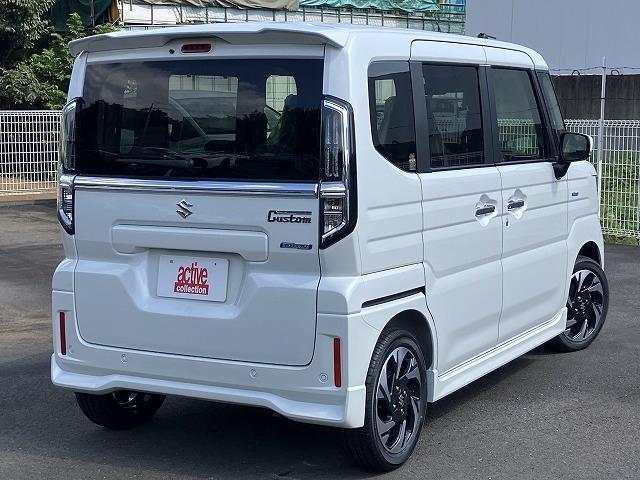 スペーシアカスタム ハイブリッドＸＳターボ　届出済未使用車　両側電動スライドドア　クリアランスソナー　オートクルーズコントロール　レーンアシスト　衝突被害軽減システム　オートライト　ＬＥＤヘッドランプ　スマートキー　アイドリングストップ（15枚目）