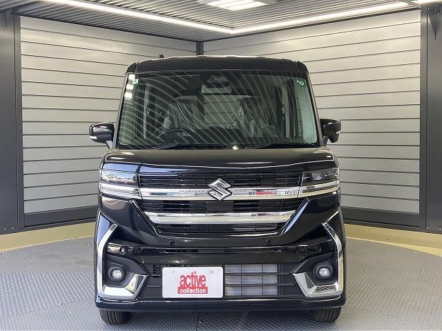 スペーシアカスタム ハイブリッドＧＳ　届出済未使用車　両側スライド　クリアランスソナー　オートクルーズコントロール　レーンアシスト　衝突被害軽減システム　オートライト　ＬＥＤヘッドランプ　スマートキー　アイドリングストップ　電動格納ミラー（13枚目）