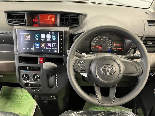 ルーミー X 登録済未使用車 バックカメラ TV 両側スライド・片側電動 クリアランスソナー 衝突被害軽減システム オートライト スマートキー アイドリングストップ CVT 盗難防止システム 衝突安全ボディ ABS(2枚目)