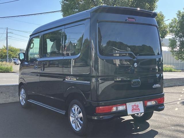 エブリイワゴン PZターボ 届出済未使用車 CVT 衝突被害軽減システム クリアランスソナー レーンアシスト 両側スライド・片側電動 スマートキー アイドリングストップ 電動格納ミラー シートヒーター ターボ オートライト(17枚目)