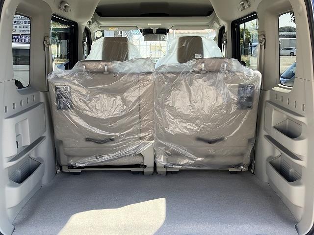 エブリイワゴン PZターボ 届出済未使用車 CVT 衝突被害軽減システム クリアランスソナー レーンアシスト 両側スライド・片側電動 スマートキー アイドリングストップ 電動格納ミラー シートヒーター ターボ オートライト(28枚目)