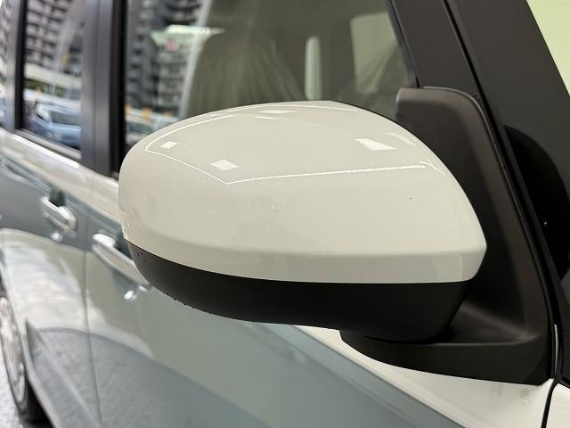 ムーヴキャンバス ストライプスＸ　届出済未使用車　両側電動スライドドア　クリアランスソナー　レーンアシスト　衝突被害軽減システム　オートライト　スマートキー　アイドリングストップ　電動格納ミラー　ベンチシート　ＣＶＴ　盗難防止システム（22枚目）