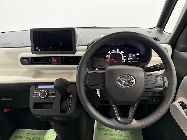 ムーヴキャンバス ストライプスＸ　届出済未使用車　両側電動スライドドア　クリアランスソナー　レーンアシスト　衝突被害軽減システム　オートライト　スマートキー　アイドリングストップ　電動格納ミラー　ベンチシート　ＣＶＴ　盗難防止システム（40枚目）