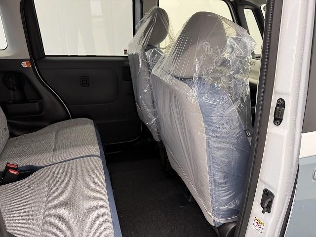 ムーヴキャンバス ストライプスＸ　届出済未使用車　両側電動スライドドア　クリアランスソナー　レーンアシスト　衝突被害軽減システム　オートライト　スマートキー　アイドリングストップ　電動格納ミラー　ベンチシート　ＣＶＴ　盗難防止システム（43枚目）