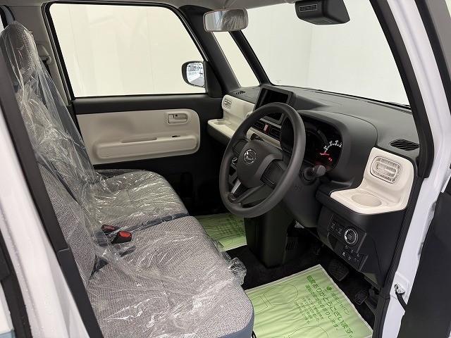 ムーヴキャンバス ストライプスＸ　届出済未使用車　両側電動スライドドア　クリアランスソナー　レーンアシスト　衝突被害軽減システム　オートライト　スマートキー　アイドリングストップ　電動格納ミラー　ベンチシート　ＣＶＴ　盗難防止システム（55枚目）