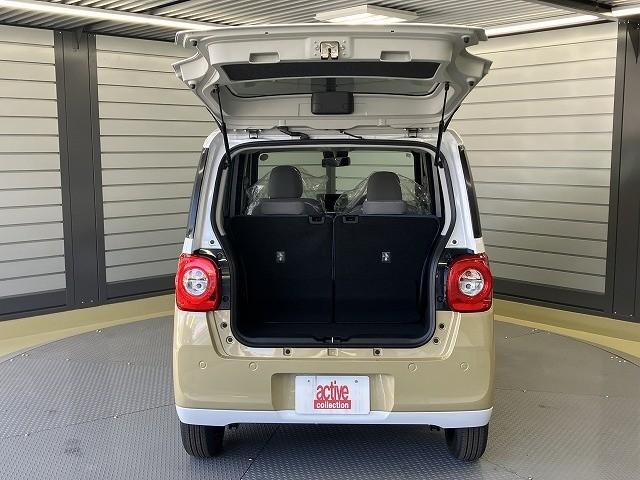 ムーヴキャンバス ストライプスＸ　届出済未使用車　両側電動スライドドア　クリアランスソナー　レーンアシスト　衝突被害軽減システム　オートライト　スマートキー　アイドリングストップ　電動格納ミラー　ベンチシート　ＣＶＴ　盗難防止システム（27枚目）