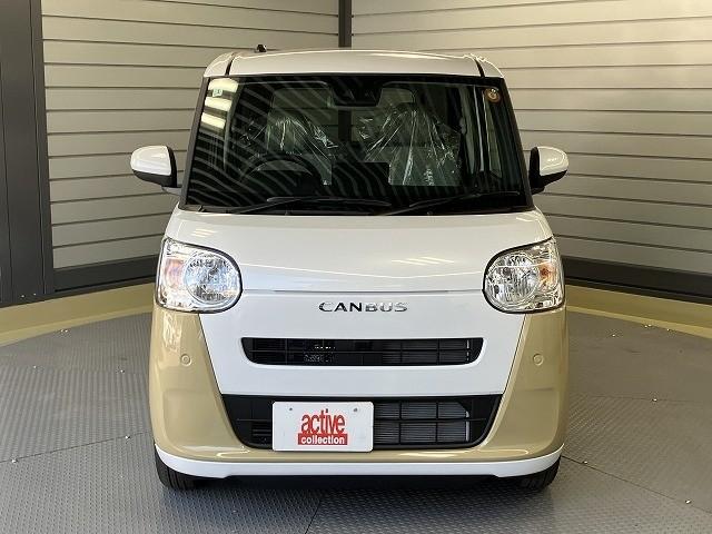 ムーヴキャンバス ストライプスＸ　届出済未使用車　両側電動スライドドア　クリアランスソナー　レーンアシスト　衝突被害軽減システム　オートライト　スマートキー　アイドリングストップ　電動格納ミラー　ベンチシート　ＣＶＴ　盗難防止システム（30枚目）