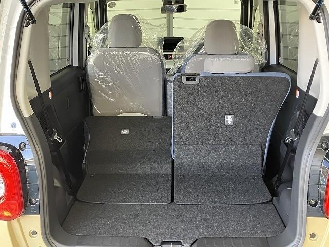 ムーヴキャンバス ストライプスＸ　届出済未使用車　両側電動スライドドア　クリアランスソナー　レーンアシスト　衝突被害軽減システム　オートライト　スマートキー　アイドリングストップ　電動格納ミラー　ベンチシート　ＣＶＴ　盗難防止システム（31枚目）