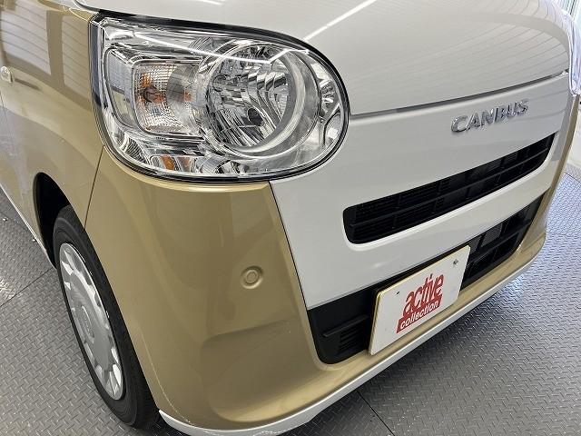 ムーヴキャンバス ストライプスＸ　届出済未使用車　両側電動スライドドア　クリアランスソナー　レーンアシスト　衝突被害軽減システム　オートライト　スマートキー　アイドリングストップ　電動格納ミラー　ベンチシート　ＣＶＴ　盗難防止システム（41枚目）