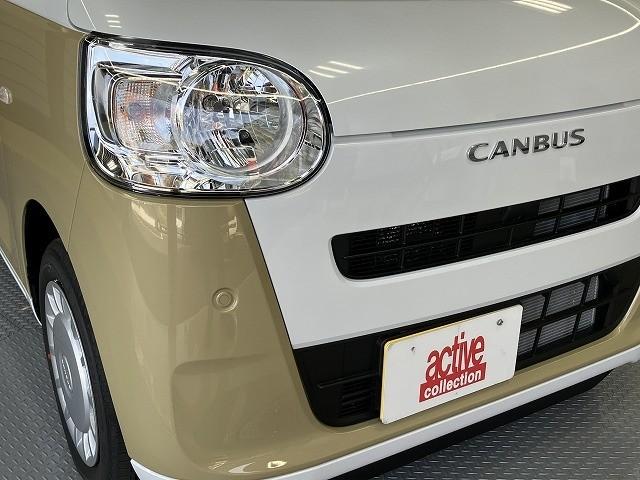 ムーヴキャンバス ストライプスＸ　届出済未使用車　両側電動スライドドア　クリアランスソナー　レーンアシスト　衝突被害軽減システム　オートライト　スマートキー　アイドリングストップ　電動格納ミラー　ベンチシート　ＣＶＴ　盗難防止システム（52枚目）