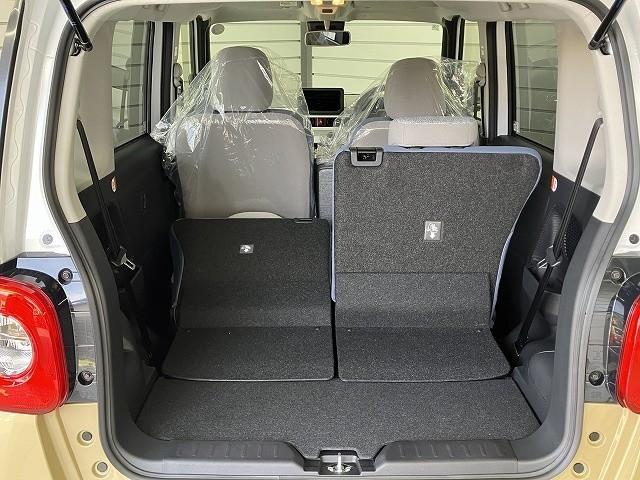 ムーヴキャンバス ストライプスＸ　届出済未使用車　両側電動スライドドア　クリアランスソナー　レーンアシスト　衝突被害軽減システム　オートライト　スマートキー　アイドリングストップ　電動格納ミラー　ベンチシート　ＣＶＴ　盗難防止システム（54枚目）