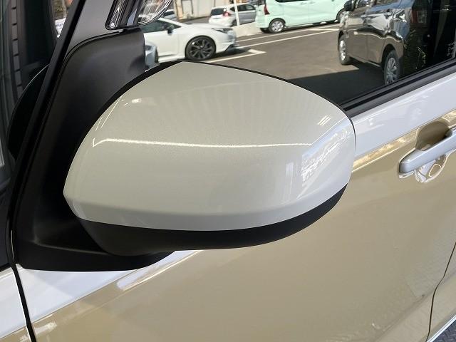 ムーヴキャンバス ストライプスＸ　届出済未使用車　両側電動スライドドア　クリアランスソナー　レーンアシスト　衝突被害軽減システム　オートライト　スマートキー　アイドリングストップ　電動格納ミラー　ベンチシート　ＣＶＴ　盗難防止システム（58枚目）