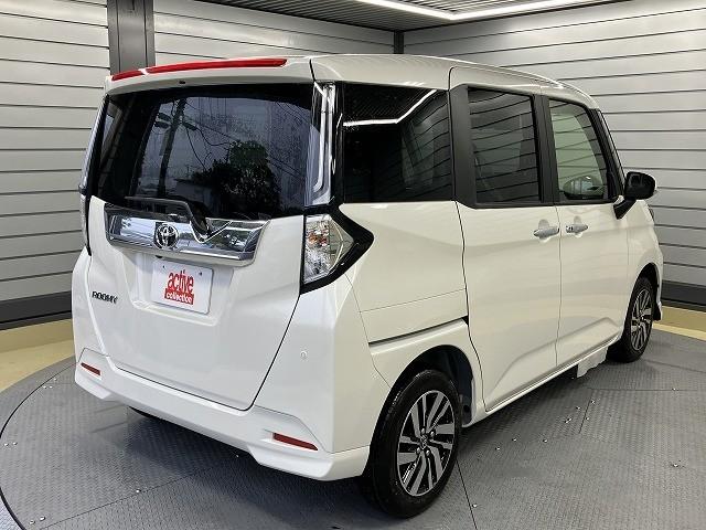 ルーミー カスタムＧ　登録済未使用車　バックカメラ　ＴＶ　両側電動スライドドア　クリアランスソナー　オートクルーズコントロール　衝突被害軽減システム　アルミホイール　オートライト　ＬＥＤヘッドランプ　スマートキー（16枚目）