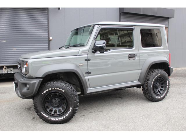 ジムニーシエラ JC シューエルリンク製2インチ足回りリフトアップ デルフォースオーバル16インチトーヨーオープンカントリーホワイトレター 8インチナビゲーションTVバックカメラ ETC 前後ドライブレコーダー(7枚目)